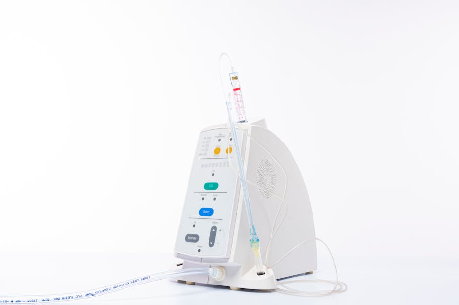 A clean, modern medical device on a white background for healthcare settings.