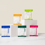 Vibrant display of nootropic supplements showcasing energy, motivation, creativity, and clarity on white blocks.