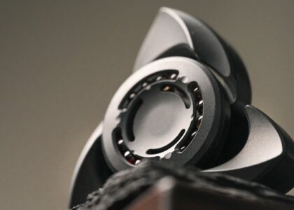 A close-up of a metallic fidget spinner, a popular stress relief device, illustrating options featured in the best stress relief devices 2026 guide.