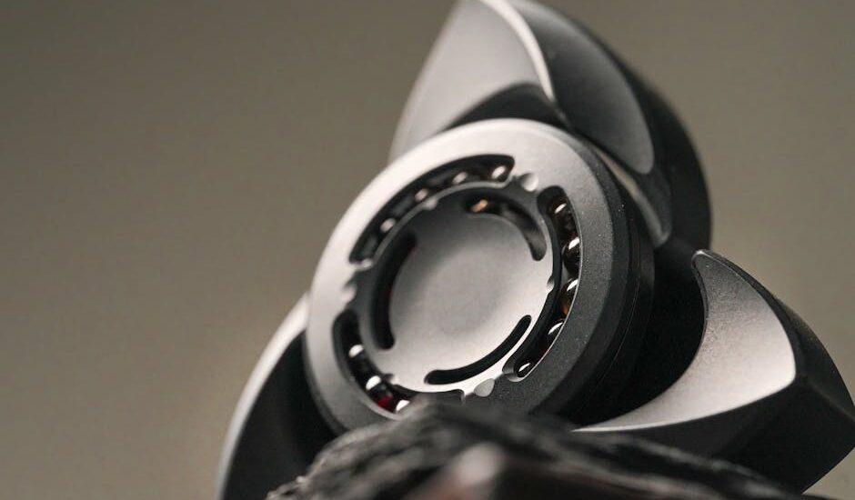 A close-up of a metallic fidget spinner, a popular stress relief device, illustrating options featured in the best stress relief devices 2026 guide.